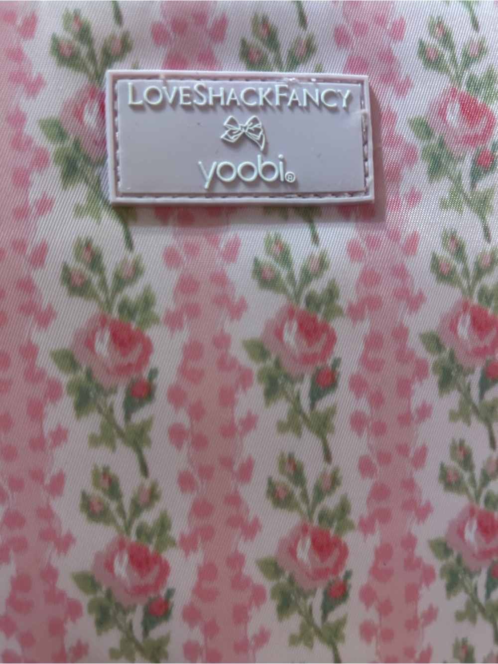 🤑24 HR PRICE DROP LoveShackFancy x Yoobi LTD Edition Floral Cosmetic Pouch NWT - Picture 2 of 3